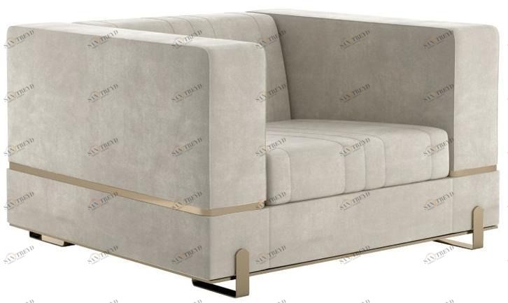 Capital Collection Кресло из ткани с подлокотниками Grand sun-id-1418880