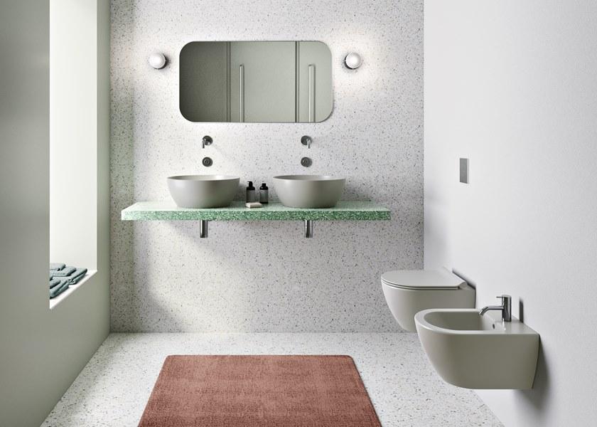 Подвесной унитаз настенный Белый GSI ceramica Color elements Италия sun-id-1439737 - Вид №16