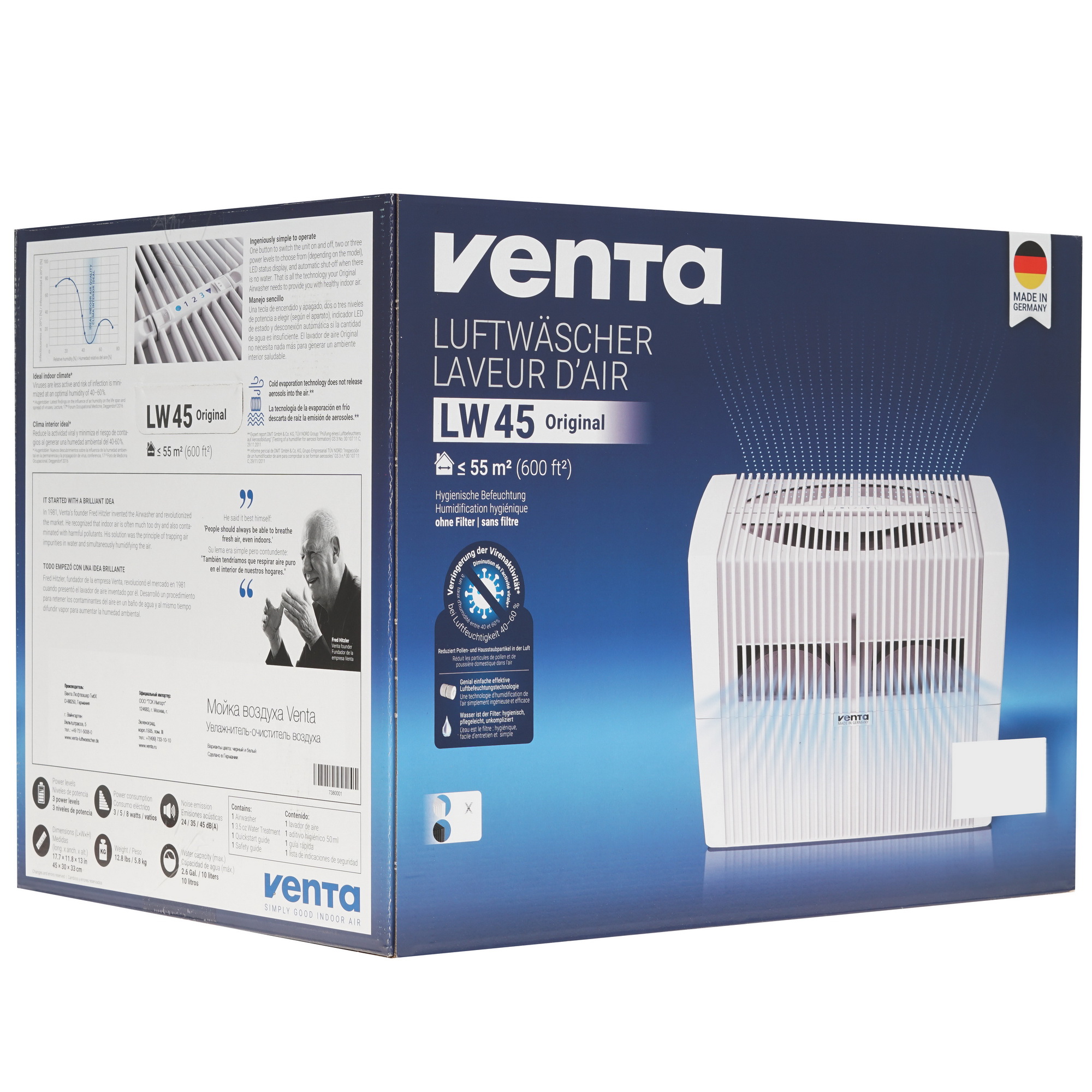 1087059 Мойка воздуха Venta LW 45 STDN-0121838 - Вид №7