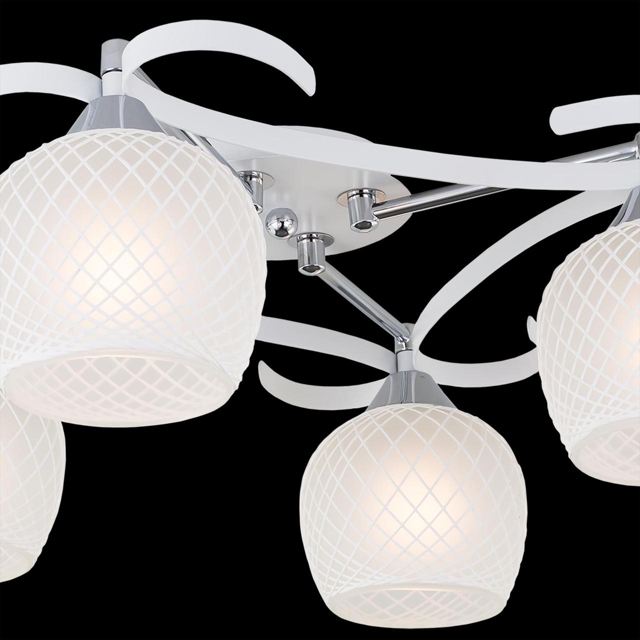 Потолочная люстра Citilux Сюзи CL171141 CITILUX СЮЗИ БЕЛЫЙ 183833 Белый  - Вид №1