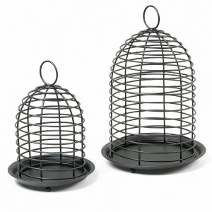 Подсвечник металлический черный 2 штуки Sterfy от La Forma LA FORMA  343359 Черный