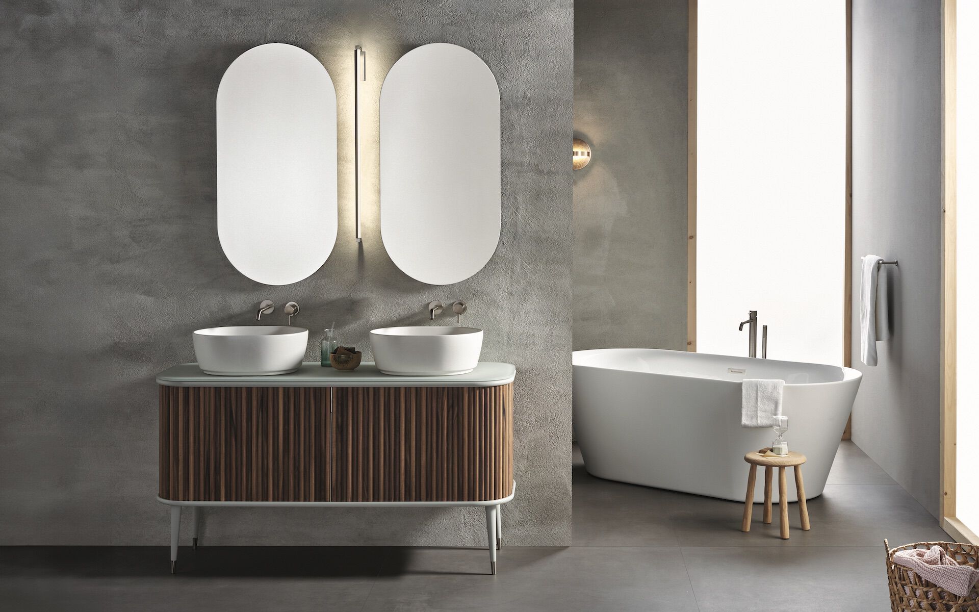 Напольный умывальник с дверцами Gaia Mobili Contemporary ARCH-00151882 - Вид №5