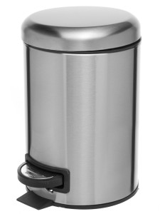 Вёдра с педалью и крышкой Pavo 3L Inox NAVAKO