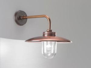 Латунь и медь светодиодные открытый настенный светильник