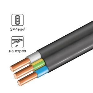 Кабель ВВГпнг(А)-LS 3x4 на отрез 86578179 STLM-2101539