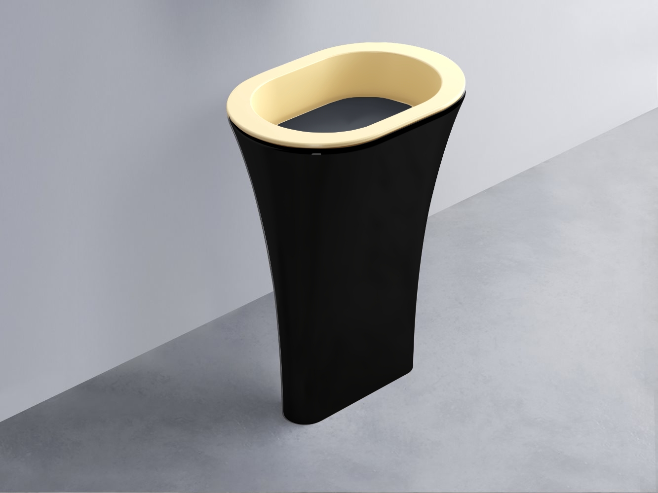 AMLA65-CN+AMPILO-BA+AMCOLO-N Раковина Amedeo Ovale отдельностоящая cielo Enjoy + Amedeo Ceramica Cielo