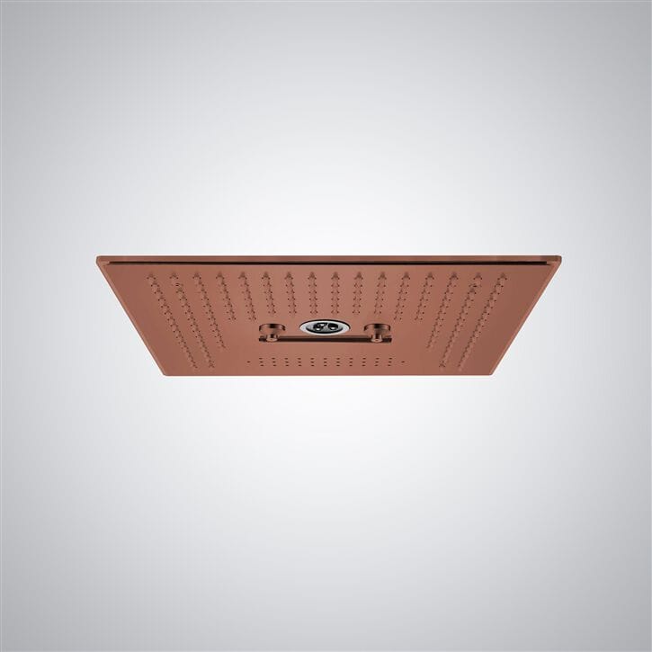 Светодиодная потолочная душевая головка из нержавеющей стали Fontana Showers Luxe Fontaine ARCH-00070123 - Вид №9