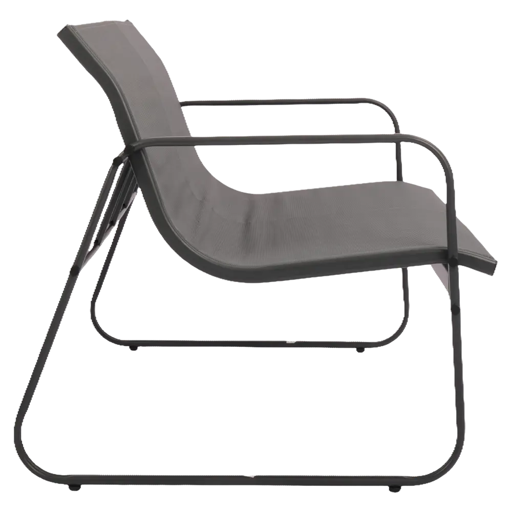 Набор садовой мебели для отдыха BEGINIA Lama Сталь Стол, диван, кресло 2 шт Черный STLM-2183634 - Вид №11