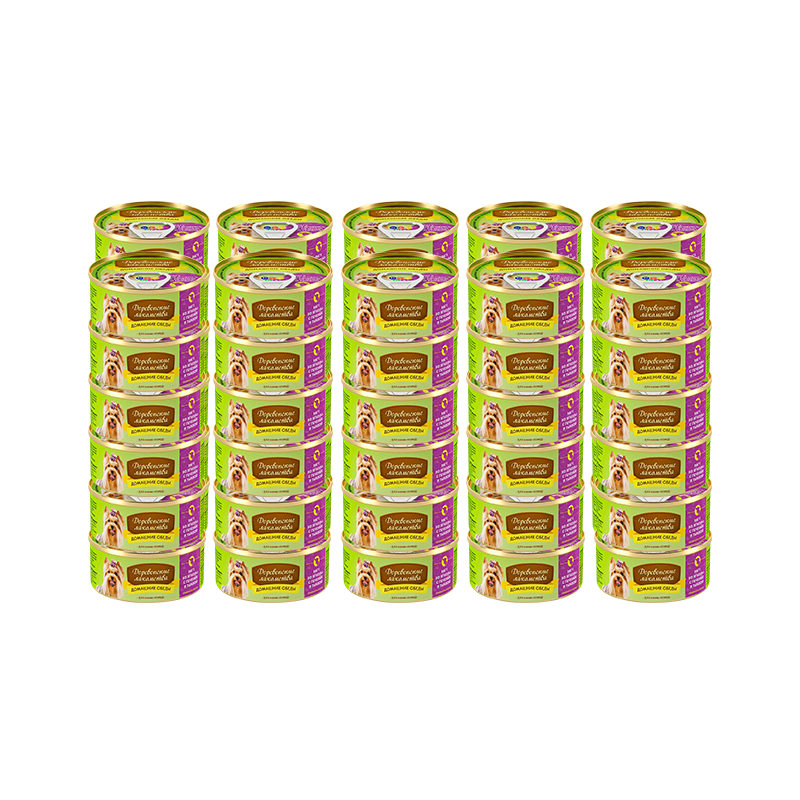 ПР0037805*60 Корм для собак Домашние обеды Рагу из ягненка, печень, тыква конс. 100г (упаковка - 60 шт) ДЕРЕВЕНСКИЕ ЛАКОМСТВА 