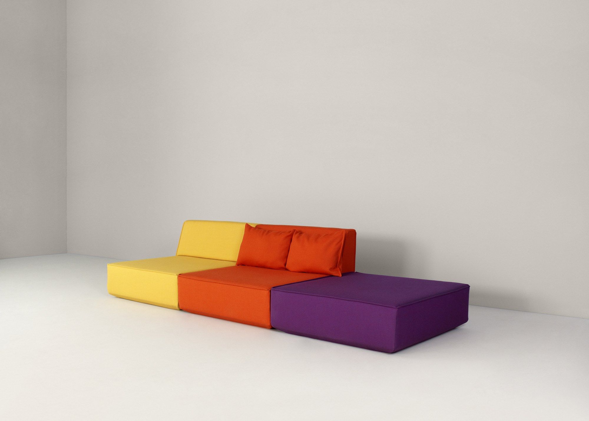 Модульный квадратный пуф из ткани Cubit by Mymito ARCH-00073733 - Вид №13