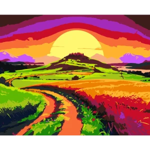 Картина по номерам Красный закат 50х40 см 83738014 STLM-2068936