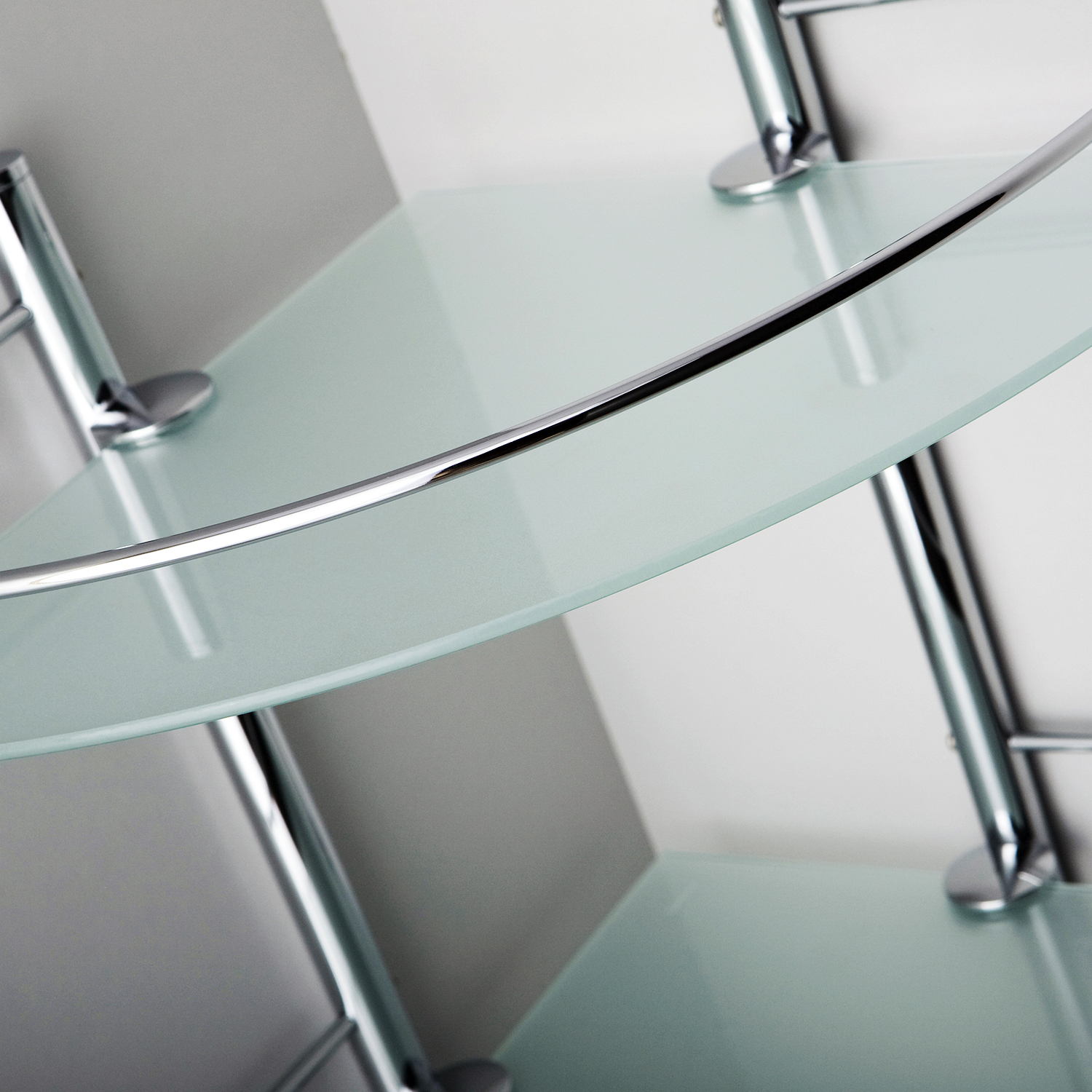 K-3122 Полка стеклянная двойная WasserKRAFT  - Вид №1