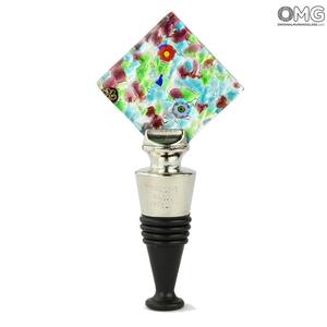 3534 ORIGINALMURANOGLASS Бутылочная пробка + коробочка - муранское стекло OMG  см