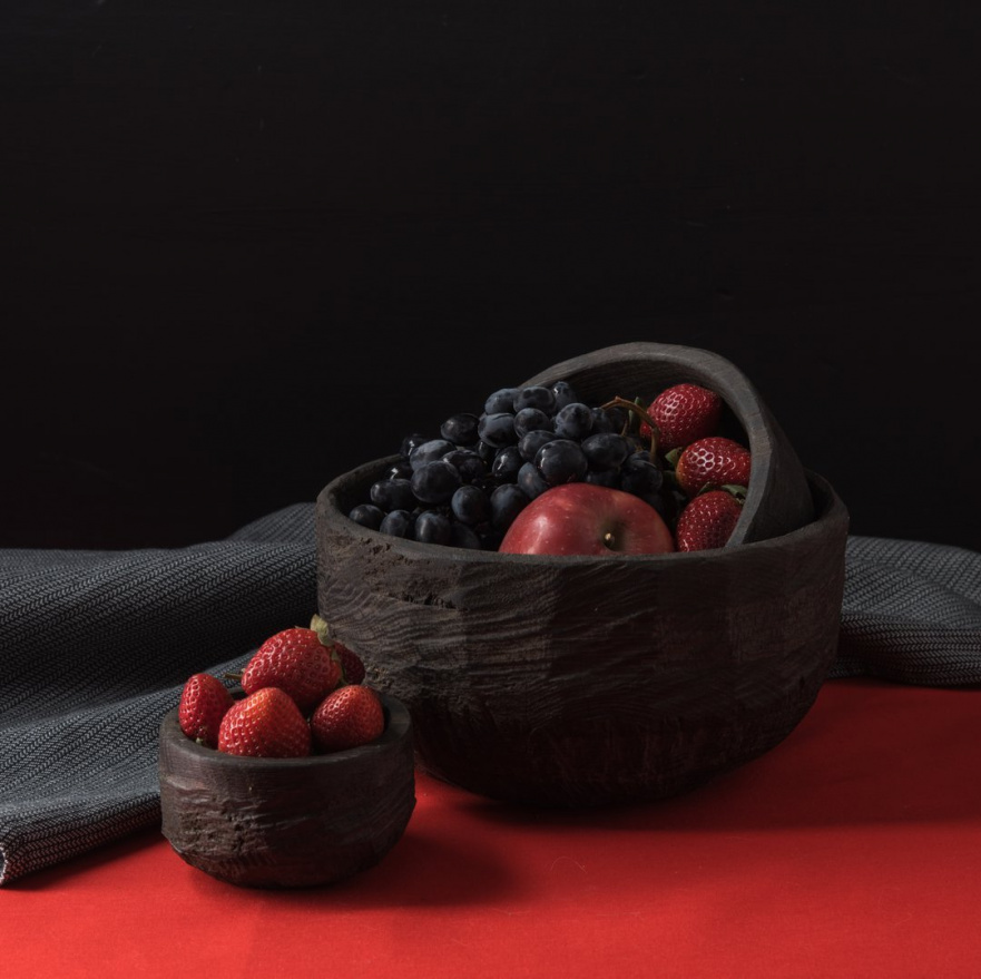 Миска Чёрная 1750 FUGA ECO WOOD 123634 Чёрный  - Вид №2