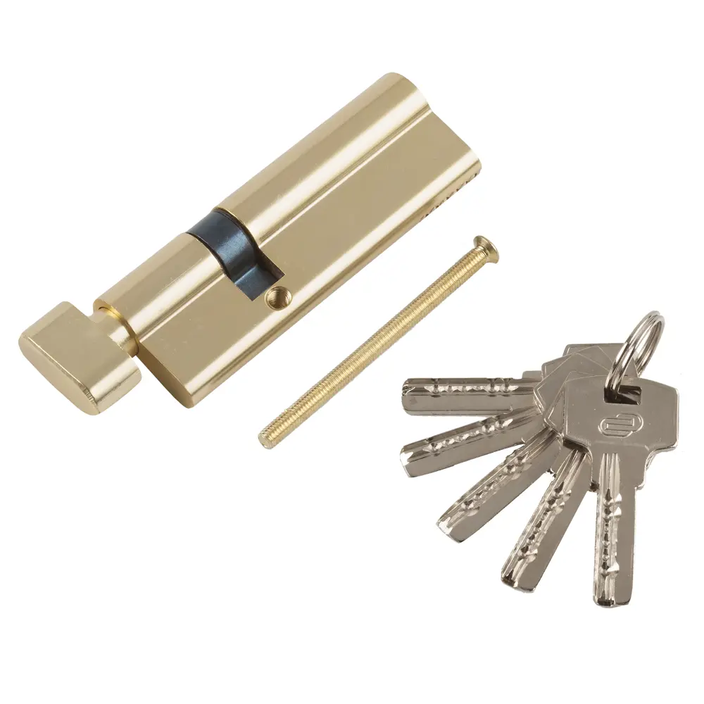 Цилиндр Standers ключ/вертушка 30х60 золото, TT-CANB3060GD STLM-2077288 - Вид №1