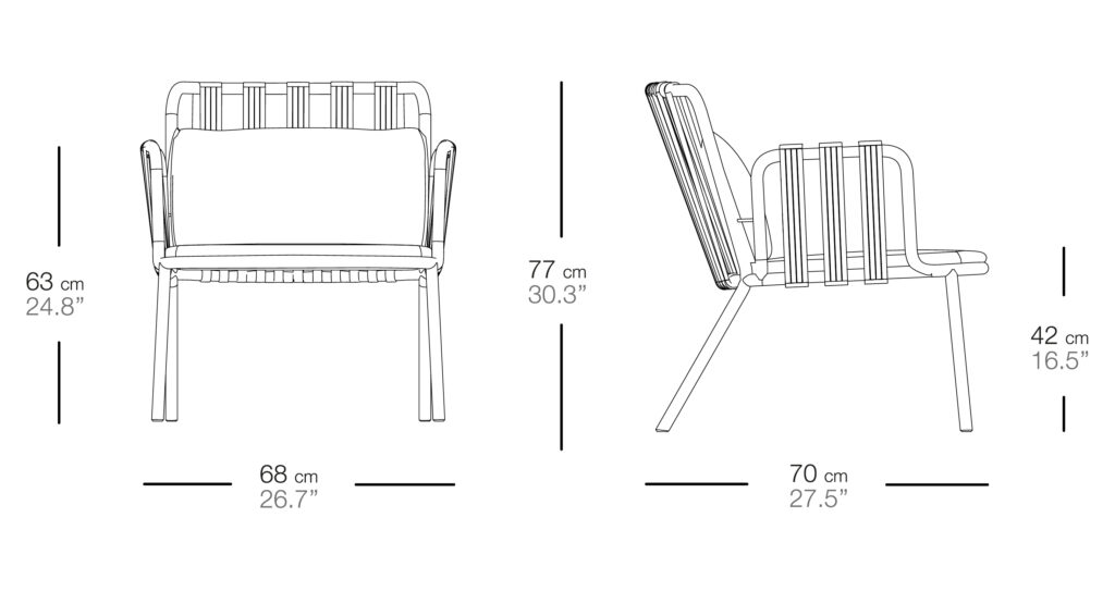 Низкое кресло Teja Bivaq sun-id-1986051 - Вид №4