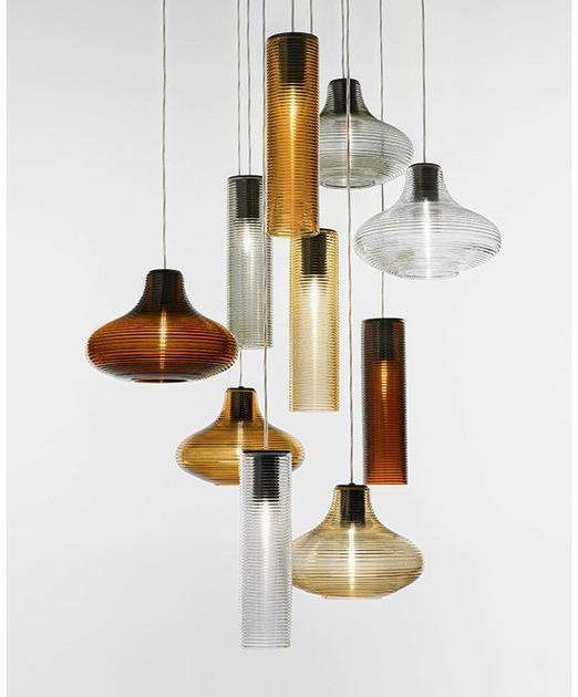 PANZERI Светодиодная подвесная лампа из дутого стекла Emma sun-id-1380939 - Вид №1