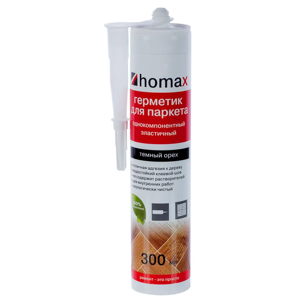 Герметик Homax для паркета 300 мл цвет орех тёмный 12777626 STLM-2007599 Santreyd 
