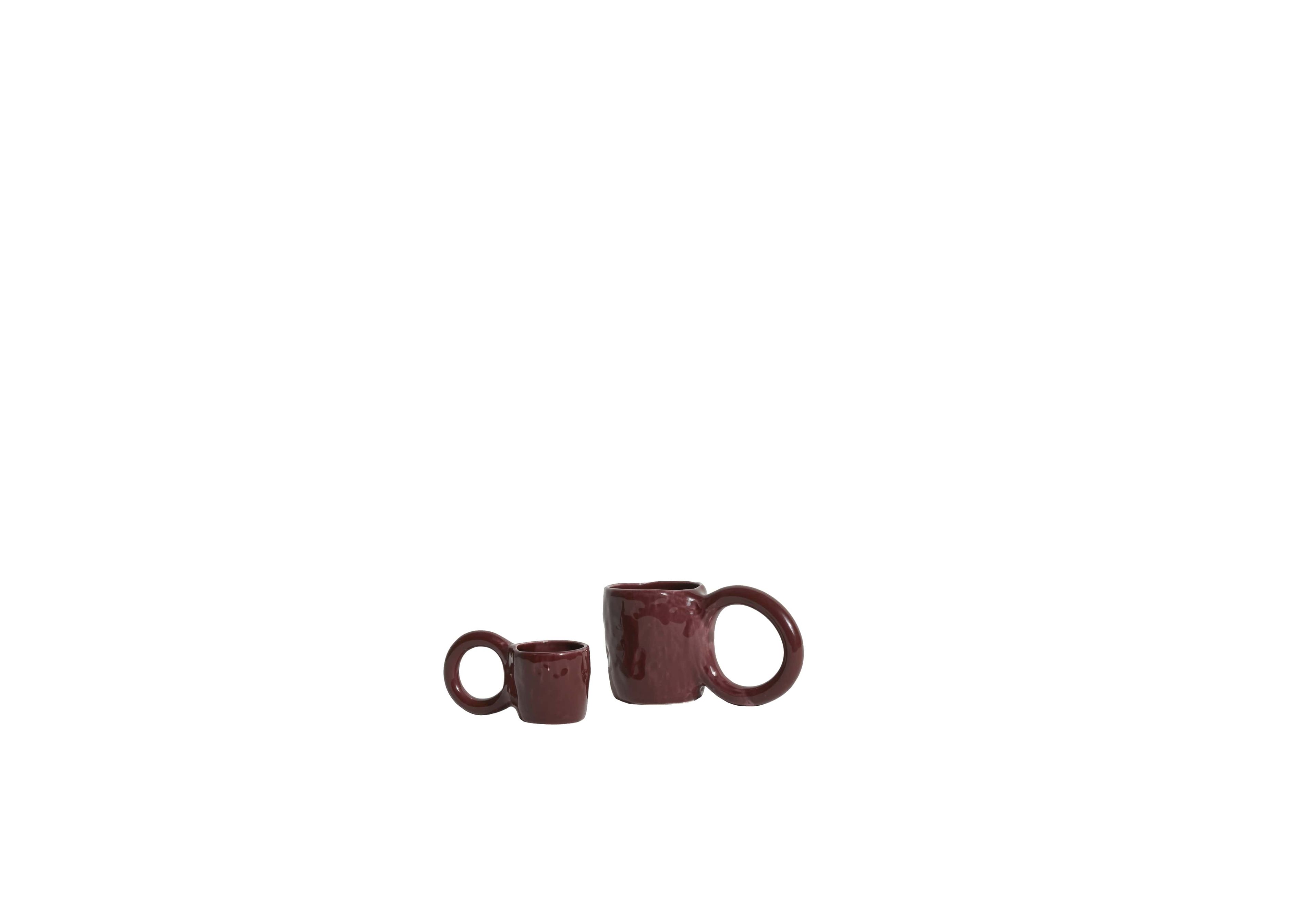Терракотовая кофейная кружка Petite Friture пончик ARCH-00038020 - Вид №4