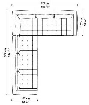 Maxalto Модульный угловой диван из ткани Lucrezia sun-id-1346409 - Вид №8