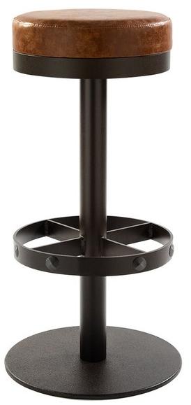 Vela Arredamenti Барный стул высокий с подставкой для ног Borg sun-id-1462452 - Вид №3