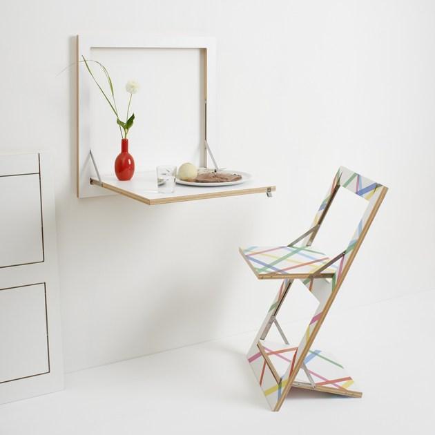 AMBIVALENZ Настенный кухонный стол из фанеры Fläpps kitchen table Fl170002 - Вид №2