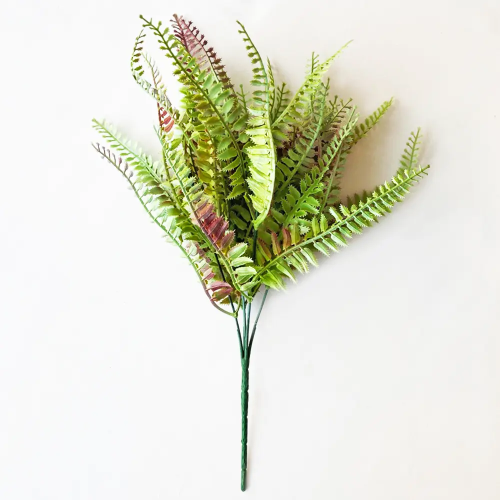 88455020 Искусственное растение Горстка растений 40x25 см пластик цвет зеленый STLM-0817204 Santreyd  - Вид №1