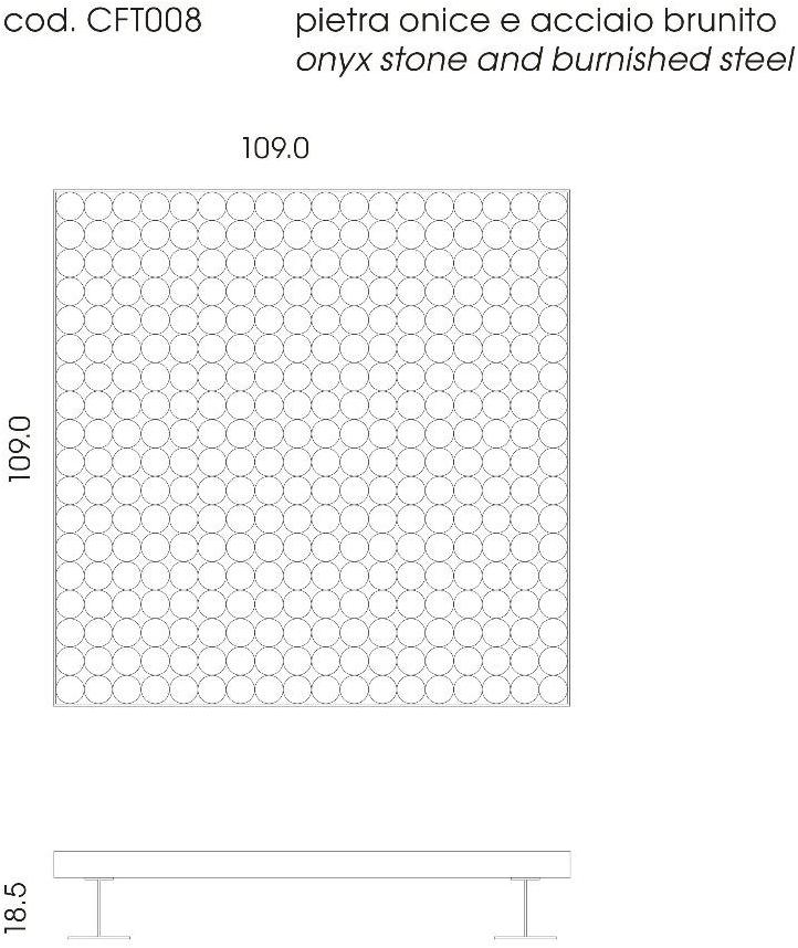 mg12 Низкий журнальный столик из оникса Sofia sun-id-1418885 - Вид №6