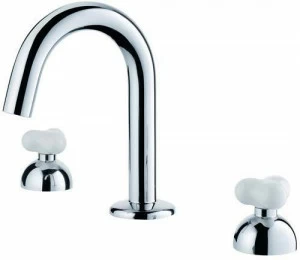 JUSTIME Смеситель для раковины на 3 отверстия из хромированной латуни Story 6903-91-80cp