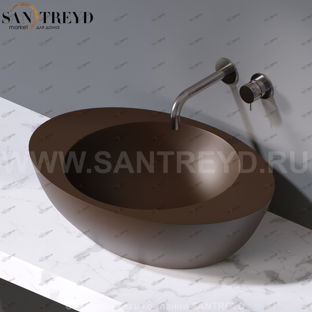 L269.107 Накладная раковина на столешницу  овальная A. e T. Italia ACCENT AeT ITALIA