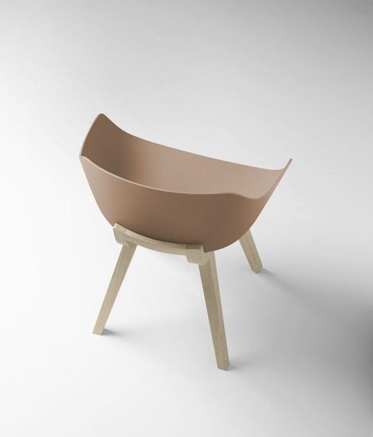 ALKI Экологический пластиковый стул с подлокотниками Kuskoa bi sun-id-1373710 - Вид №6