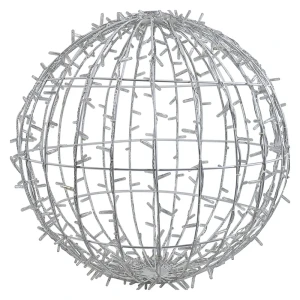 Светящаяся электрическая фигура Шар 80 см 450 LED пластик теплый белый свет 86303142 STLM-2163925