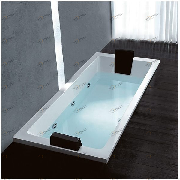 Ванна Gruppo treesse Quadra 180 V0787-DX белая с гидромассажем прямоугольная встроенная правая STDV0787DX