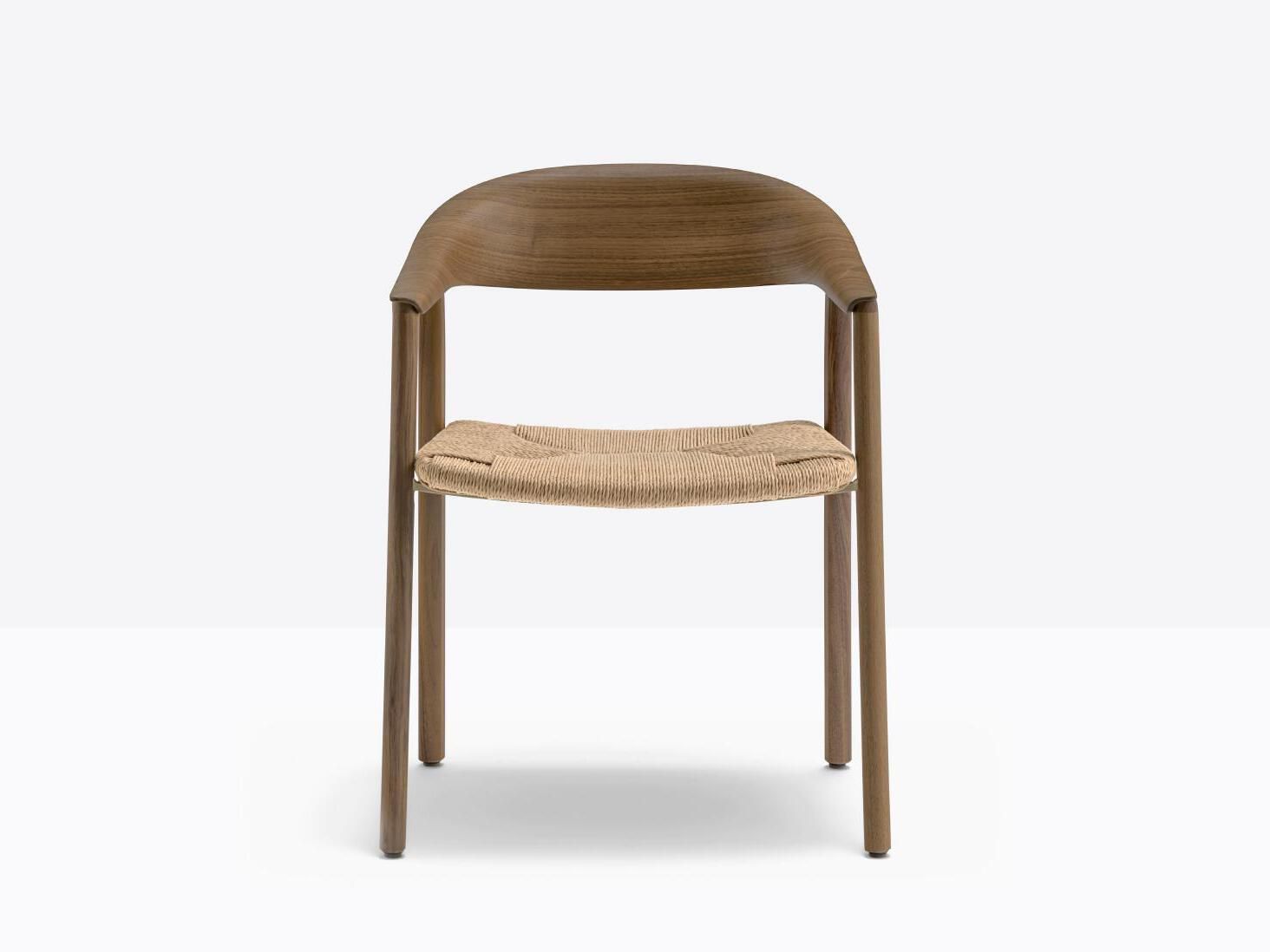 Деревянный стул с подлокотниками Pedrali ARCH-00028097 - Вид №1