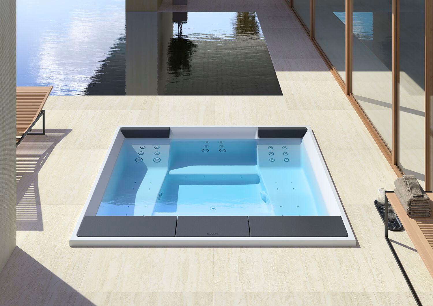 Надземный мини-бассейн с джакузи Gruppo Geromin ALTANA ARCH-00105588 - Вид №3