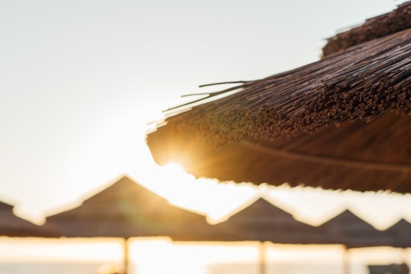 Круглый зонтик из тростника In Stock AFRICA STYLE - REEDY SUN UMBRELLA ARCH-00020765 - Вид №1