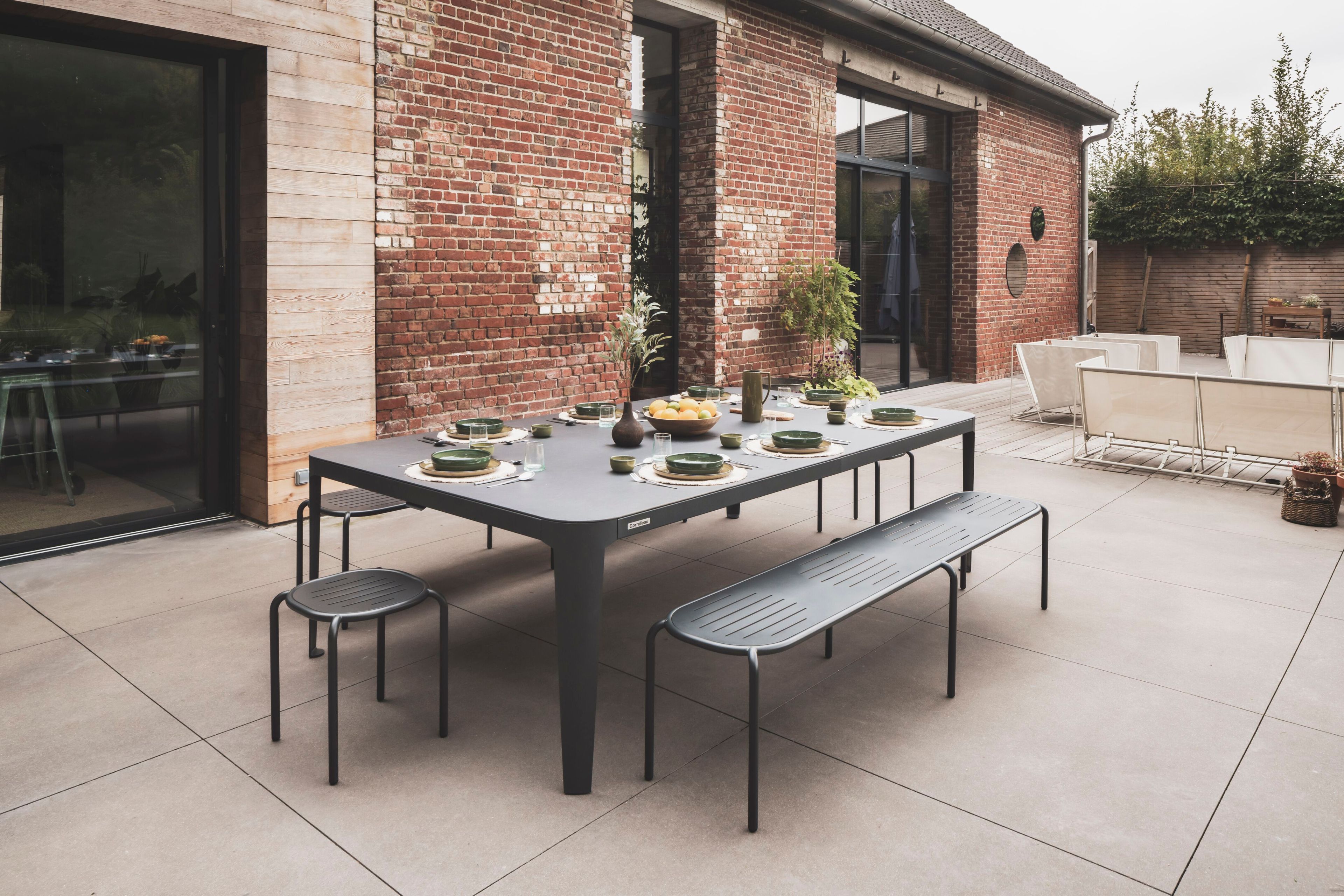 Оцинкованная стальная скамья Cornilleau Hyphen ARCH-00126268 - Вид №4