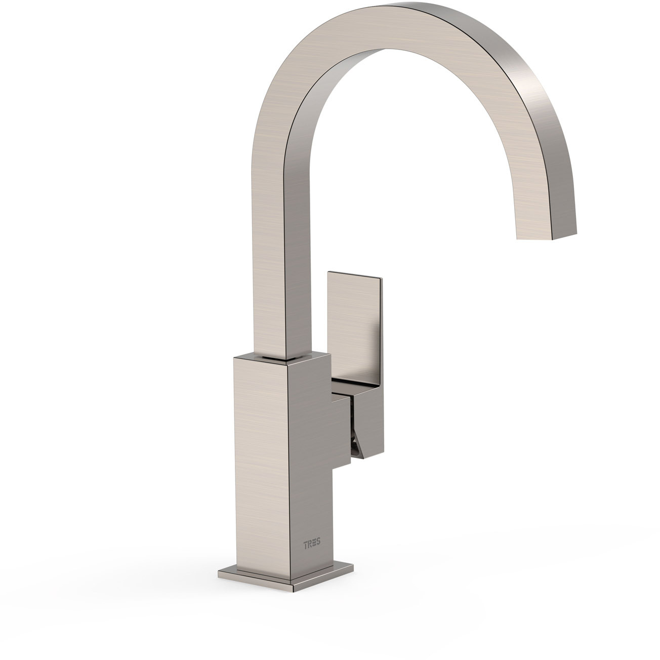 Смеситель для раковины CUADRO High с одной ручкой и боковым рычагом-00660602AC TRES
