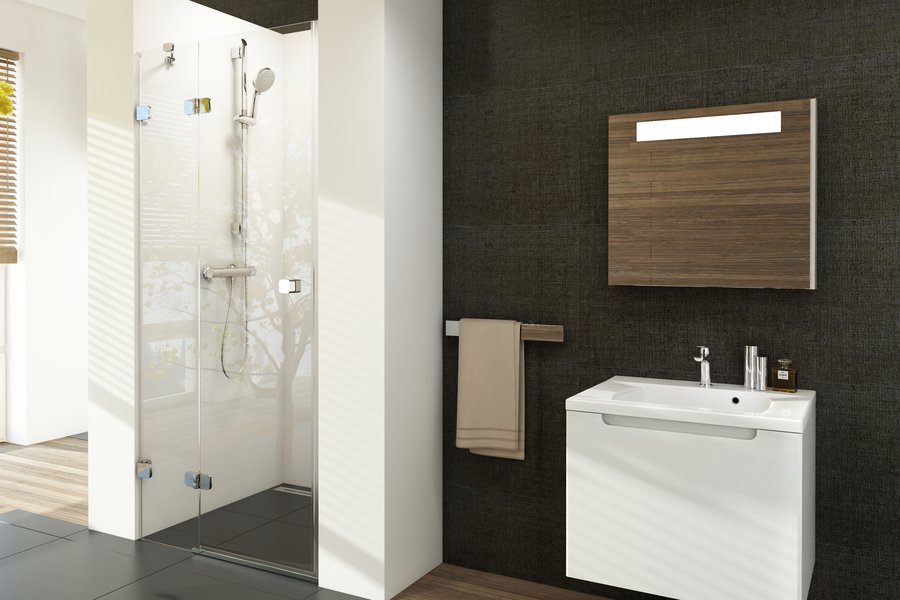 BSD2-90 B-R хром+Транспарент (900-915) Ravak 0UP7BA00Z1 - Вид №1