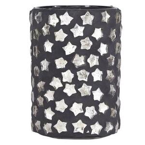 Подсвечник стеклянный Big star черный