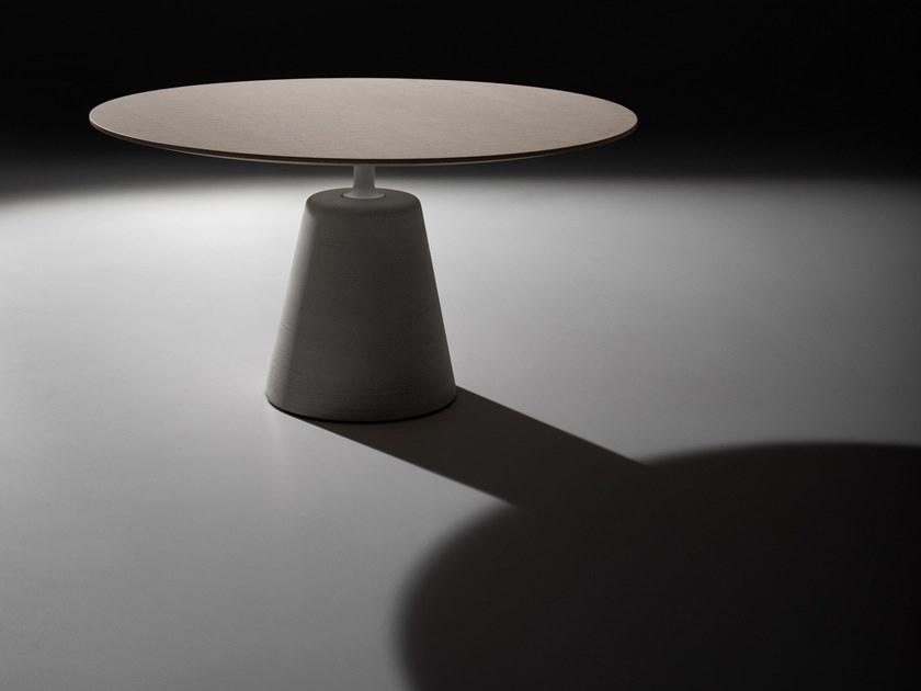 MDF Italia Круглый деревянный стол sun-id-1344602 - Вид №6