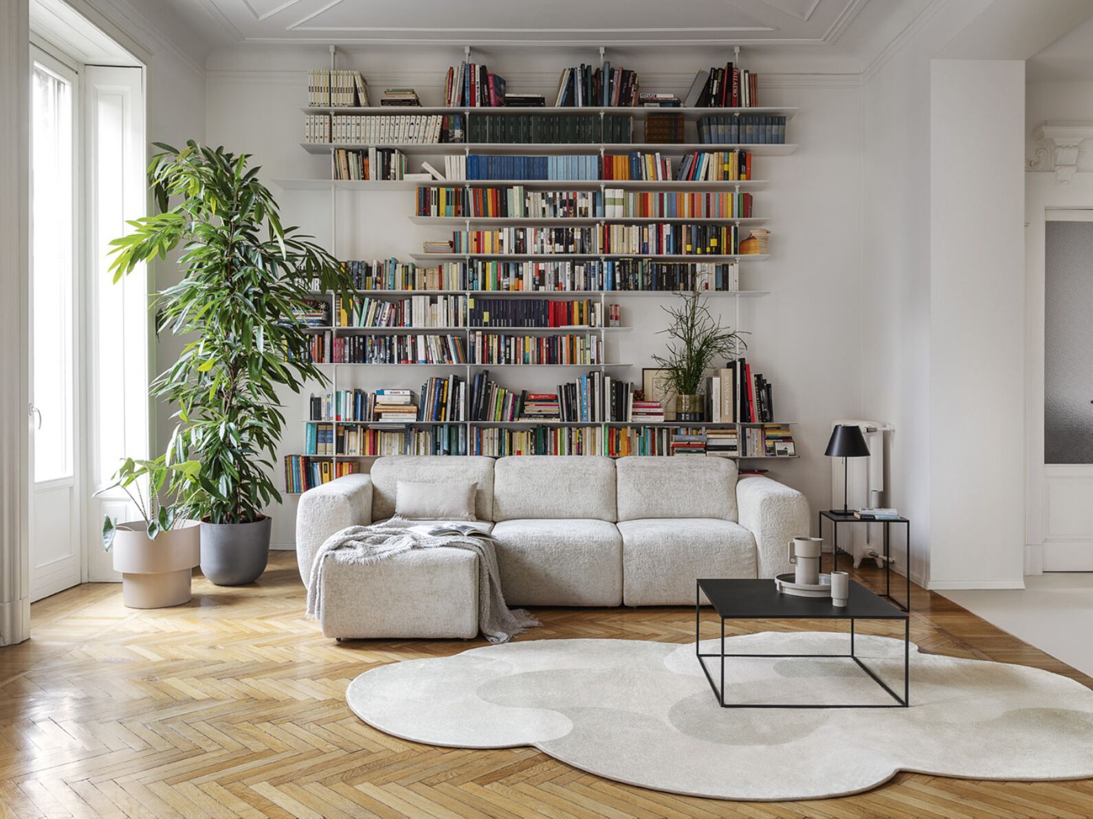 Модульный тканевый диван с полуостровом Calligaris PANDORA ARCH-00085372 - Вид №1