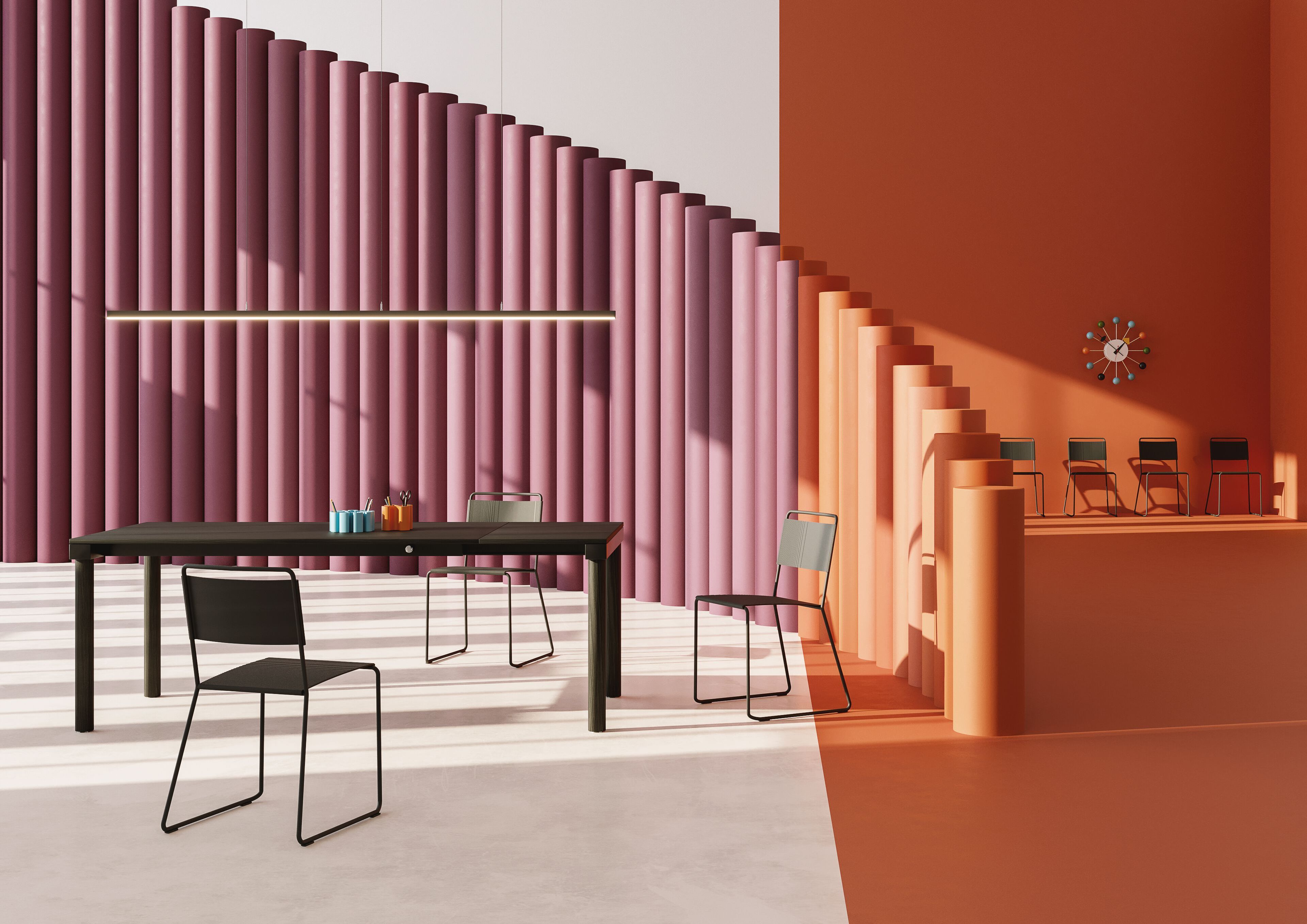 Деревянный выдвижной прямоугольный стол ALMA DESIGN PUNTOQUADRO ARCH-00006055 - Вид №5