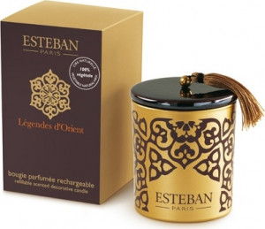 10653715 Esteban ДЕКО СВЕЧА 170 ГР ЛЕГЕНДЫ ВОСТОКА Воск, хлопковый фитиль, керамика, картон