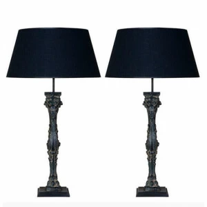 Настольная лампа Gauter набор 2 шт. от Eichholtz 107138 EICHHOLTZ КЛАССИЧЕСКИЕ 061929 Черный