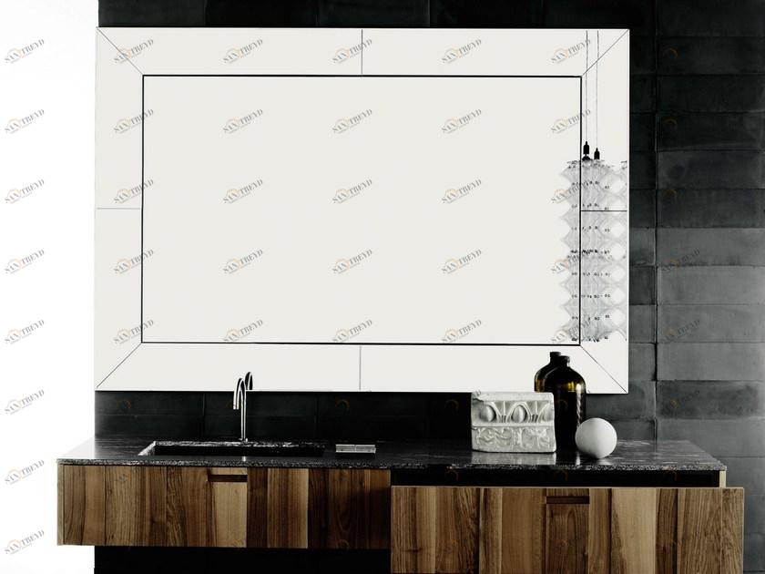 Boffi Настенное зеркало с рамой для ванной sun-id-1358836