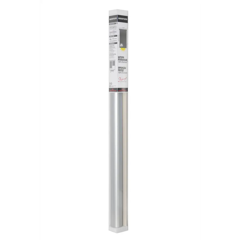 Штора рулонная блэкаут Эскар 60x160 см светло-бежевая Moon 6 86792820 STLM-2073678 BLACKOUT - Вид №4