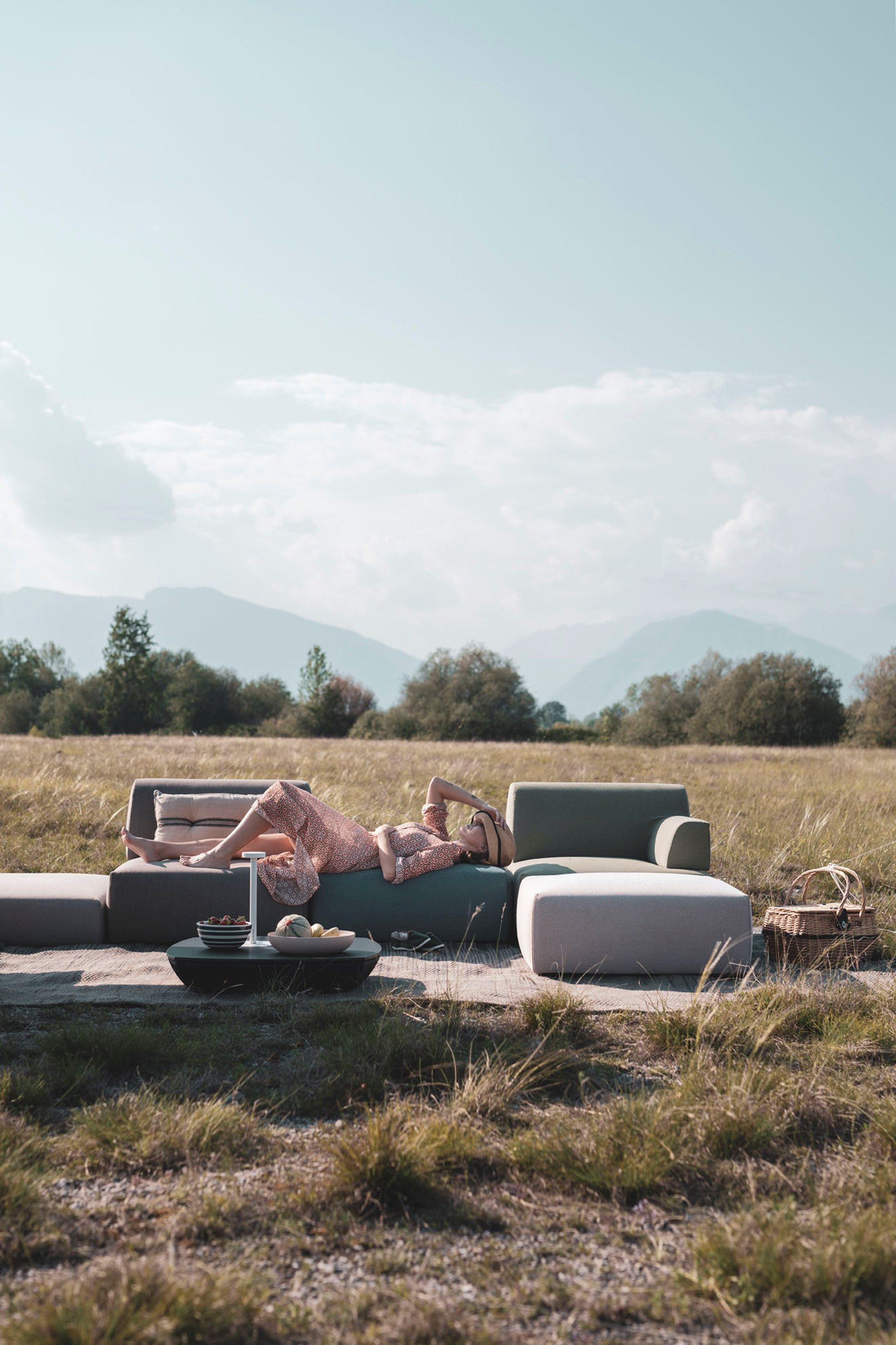 Угловой садовый диван из ткани Kristalia Palchetto ARCH-00003760 - Вид №4