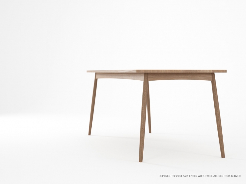 552_1117 Стол обеденный прямоугольный 200х90 Karpenter Twist - Вид №3