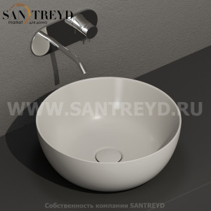534459 Накладная раковина на столешницу  круглая Kerasan Nolita